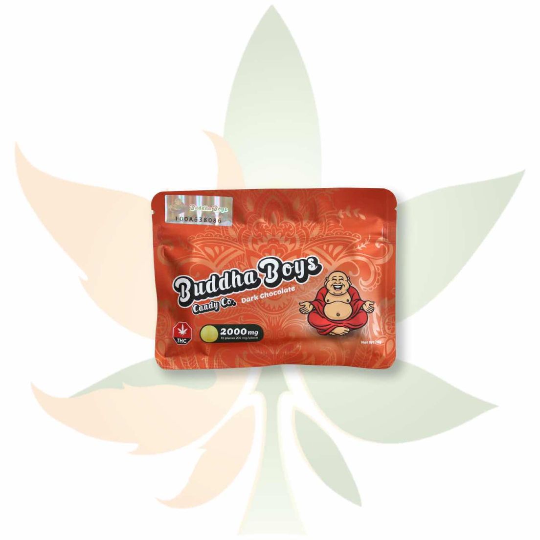 Buddha Boys - 1000mg THC Chocolate Bar - Dark Chocolate
