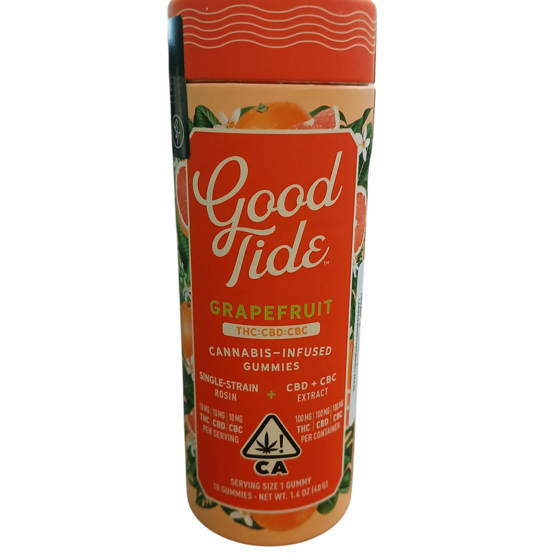 Good Tide - Grapefruit 1:1:1 100mg THC/CBD/CBC