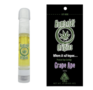 Humboldt Origins- GRAPE APE 1G CARTRIDGE