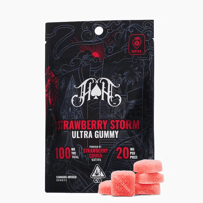 Strawberry Storm | Sativa - Ultra Pure Gummies - 100mg THC
