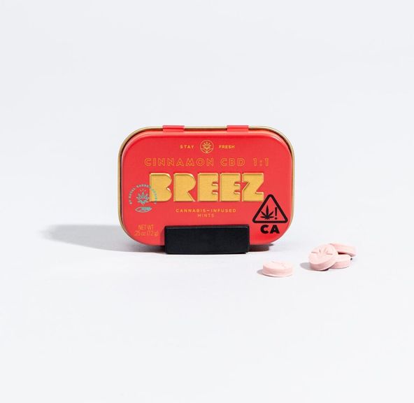 Breez Cinnamon CBD Tins 1:1