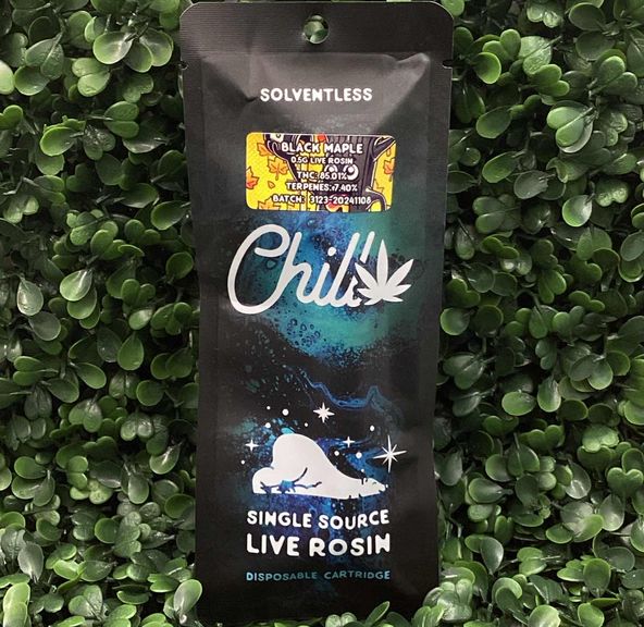 Chill - .5g Live Rosin Device - Black Maple