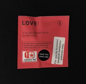 1906 | 10mg THC\10mg CBD | Love drops pouch