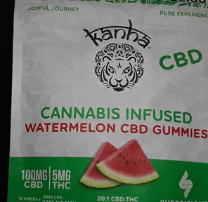 CBD Watermelon Gummies By Kanha Treats
