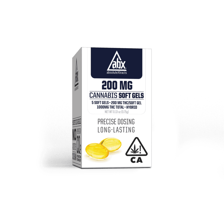 ABX Soft Gels 200mg THC (5 Capsules)