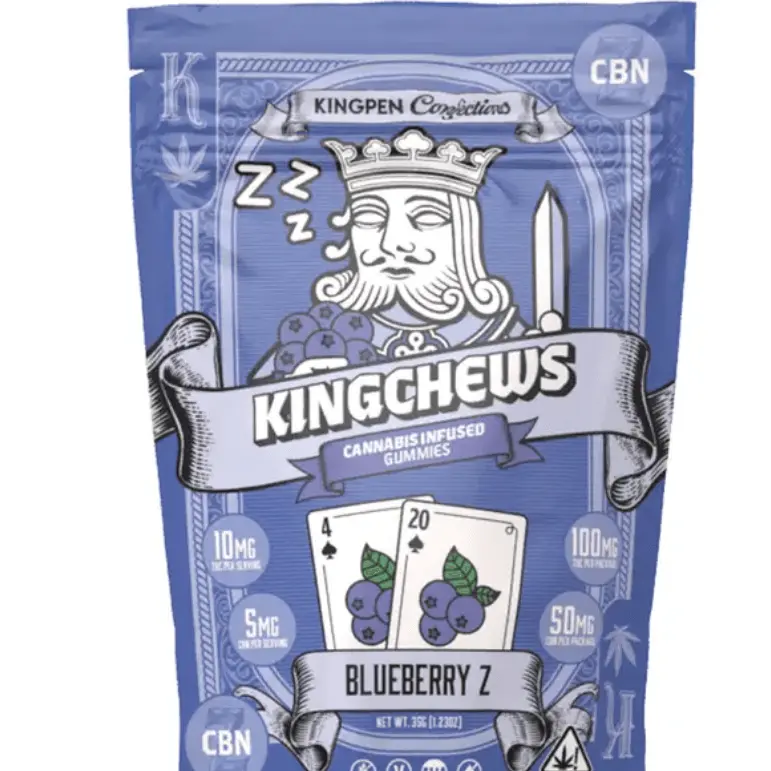 Blueberry Z CBN Fruit Chews - 50mg CBN 100mg THC 35.00 g