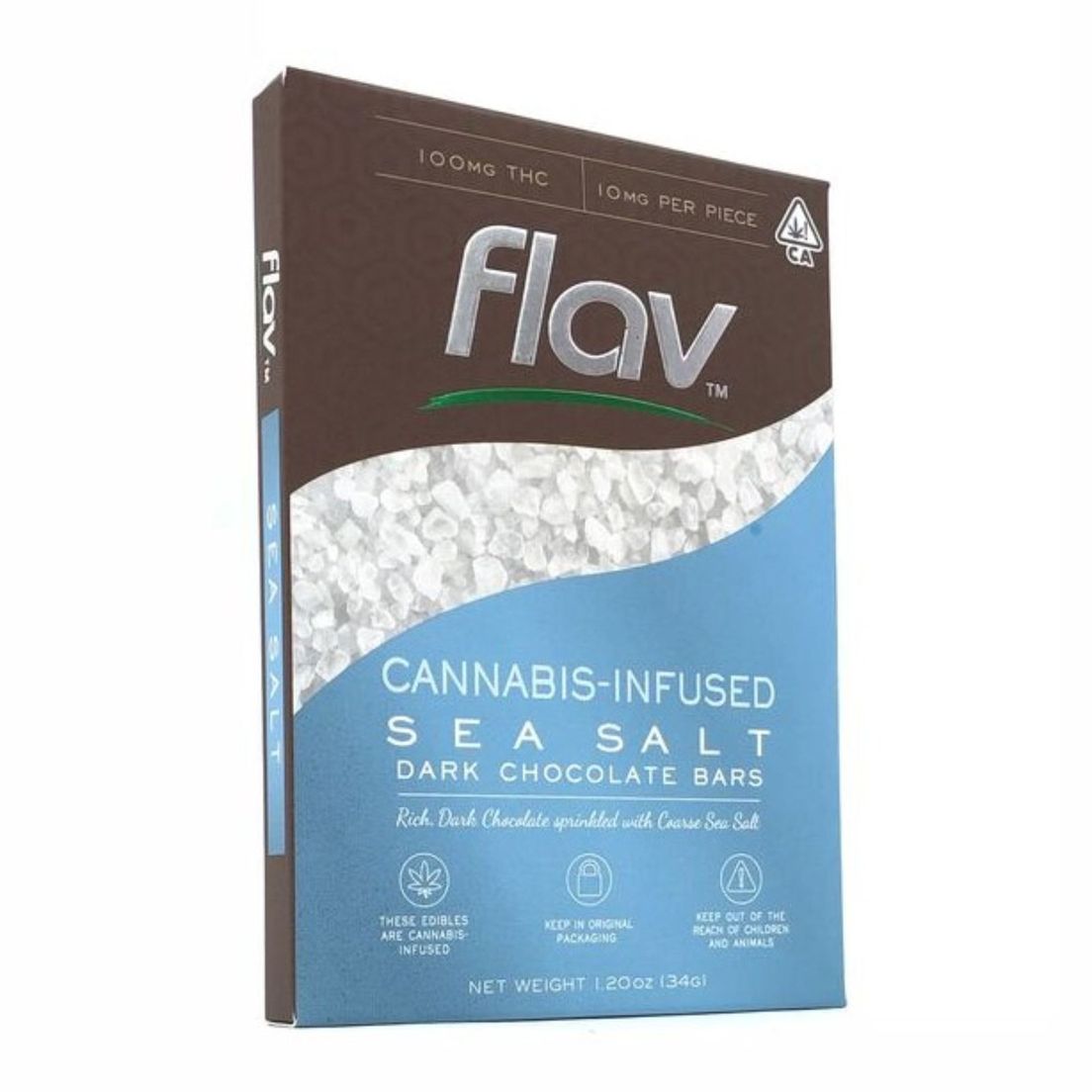 Flav - Sea Salt Dark Chocolate Bars
