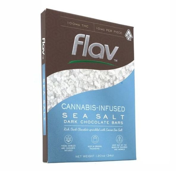 Flav - Sea Salt Dark Chocolate Bars