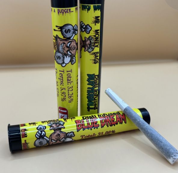 V.I.P. - Mr. Money Bagz - 1g Infused Preroll - Pineapple Upside-down Cake