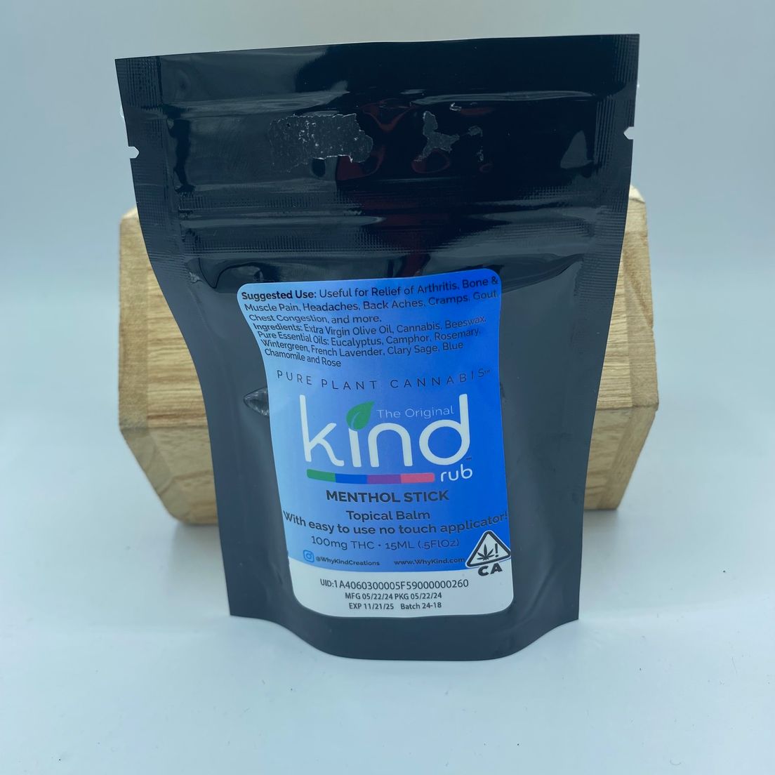 Kind Creations - Menthol Stick Roll On 15ML