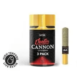 JEETER LAMBS BREAD 3PK INFUSED CANNON 1.5G LIVE RESIN SATIVA