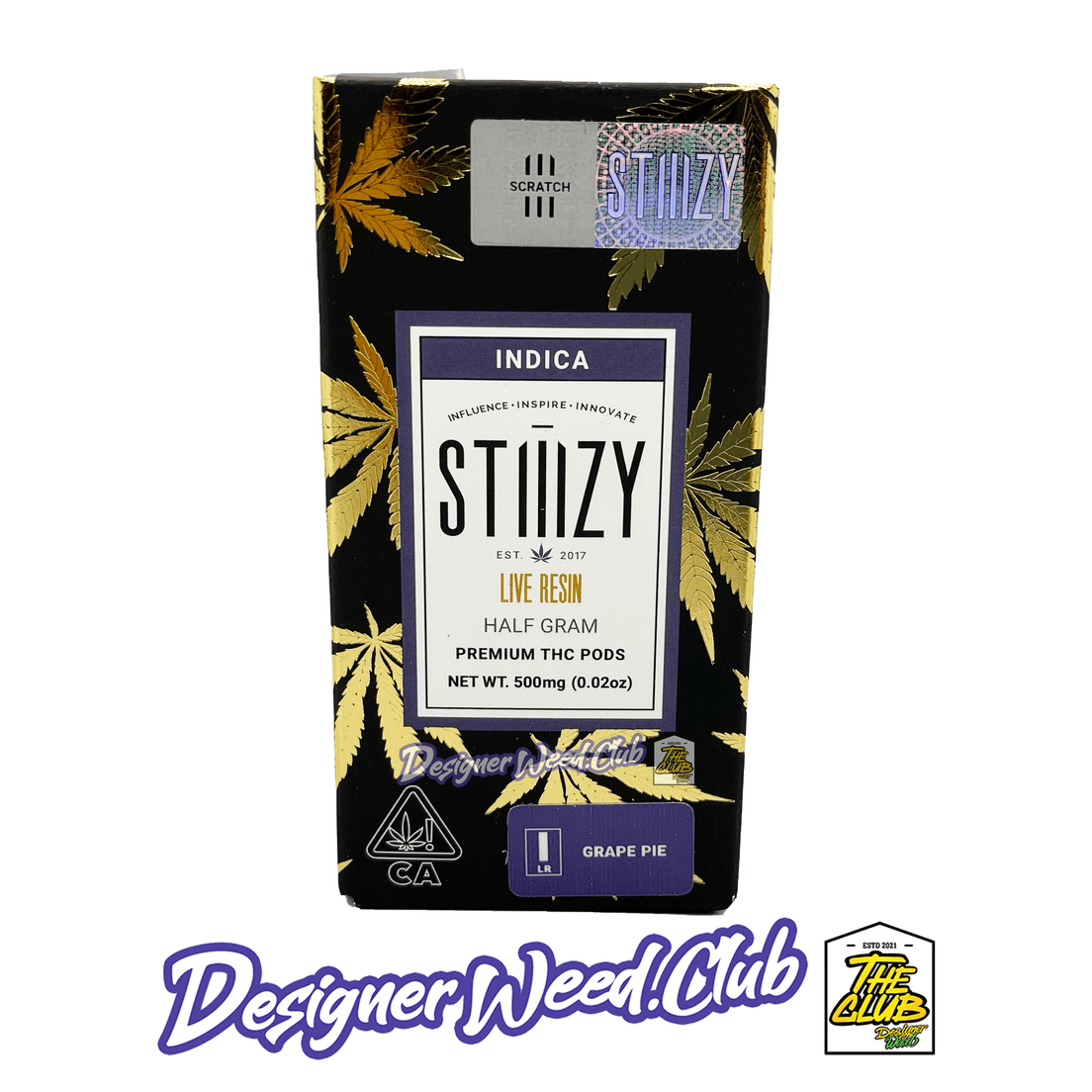 STIIIZY - Grape Pie Live Resin Pod - 0.5g