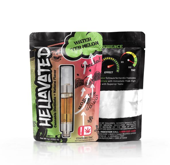 Hellavated - 1g Cartridge - Water 'yer Melon