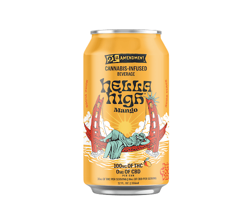 21st Amendment Hella High Mango 100 mg