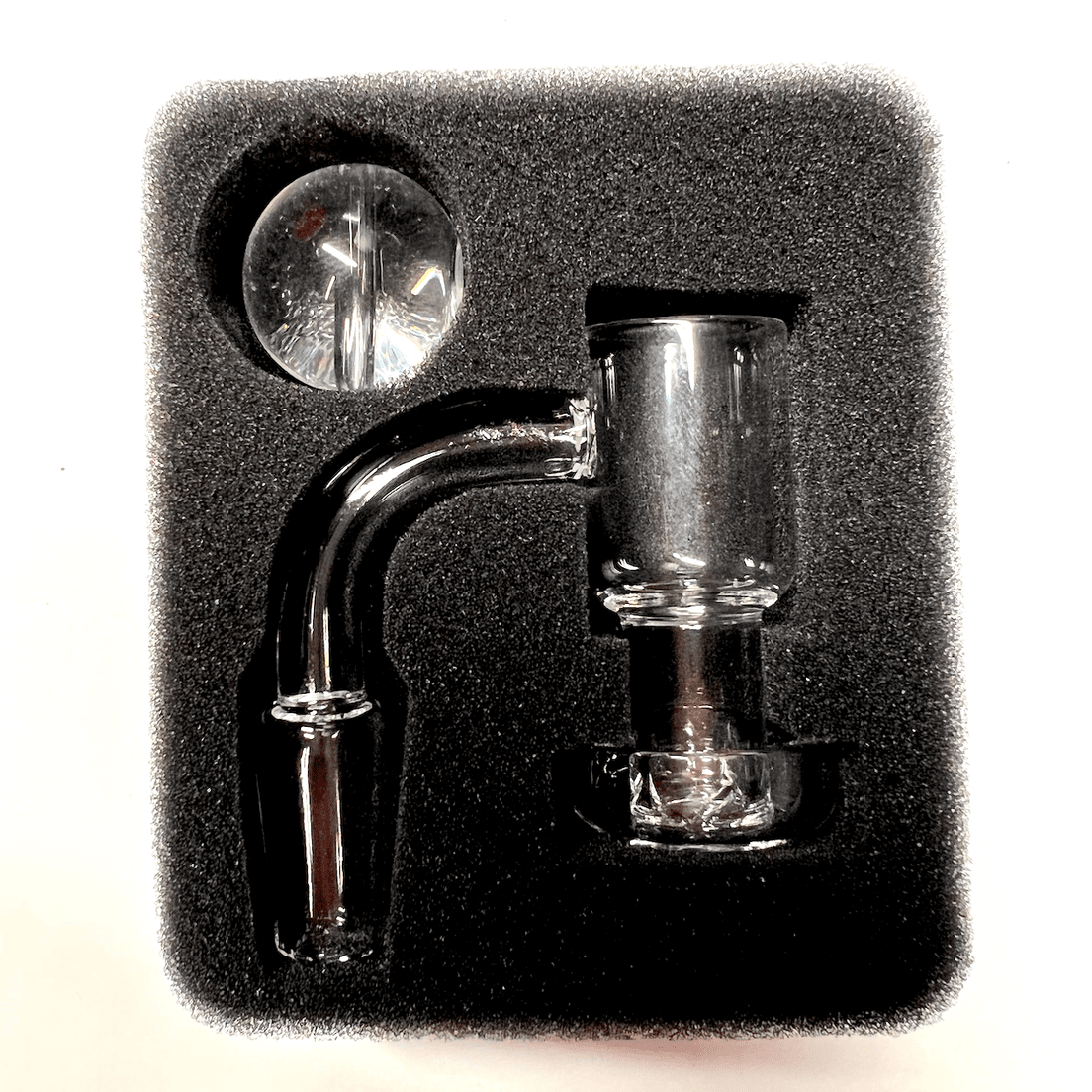 14mm Terp Slurper Male Banger with Crystal Ball Carb Cap