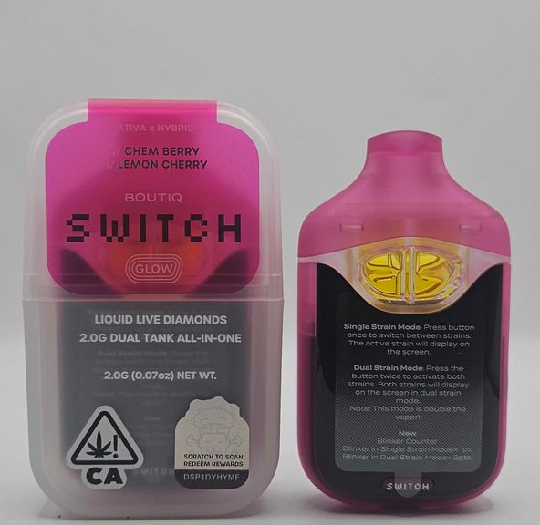 Boutiq Switch / Glow - Disposable - Chem Berry x Lemon Cherry - 2G