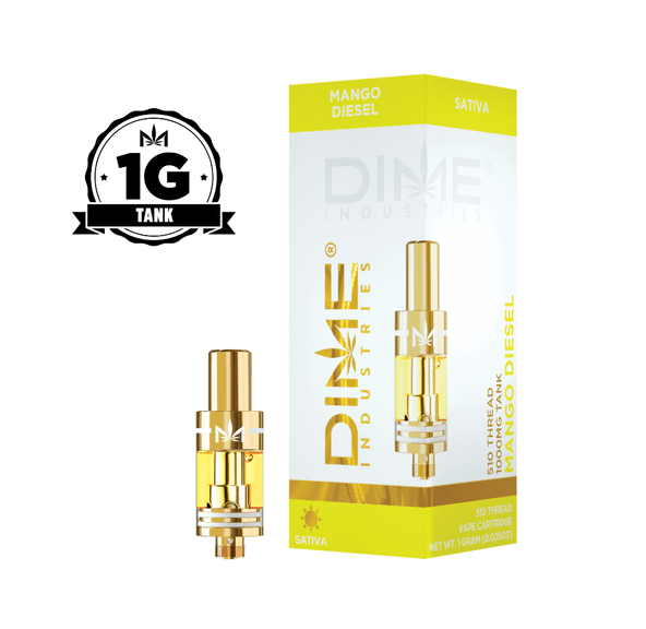 Dime | Vape Cart | 1g | Signature Distillate | Mango Diesel
