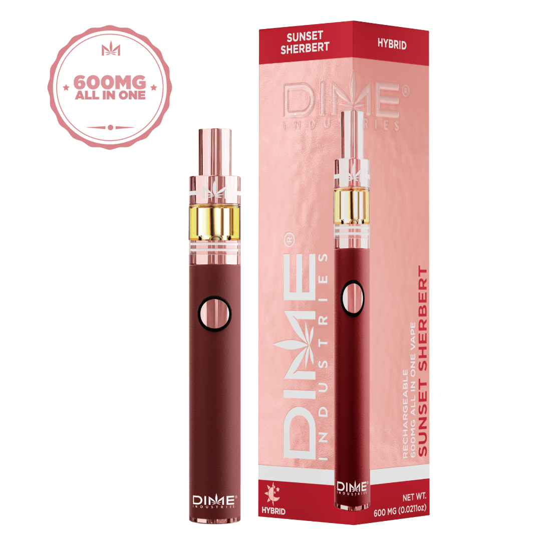 Dime - Rosin - Sunset Sherbert - 600mg All-in-One (Hybrid)