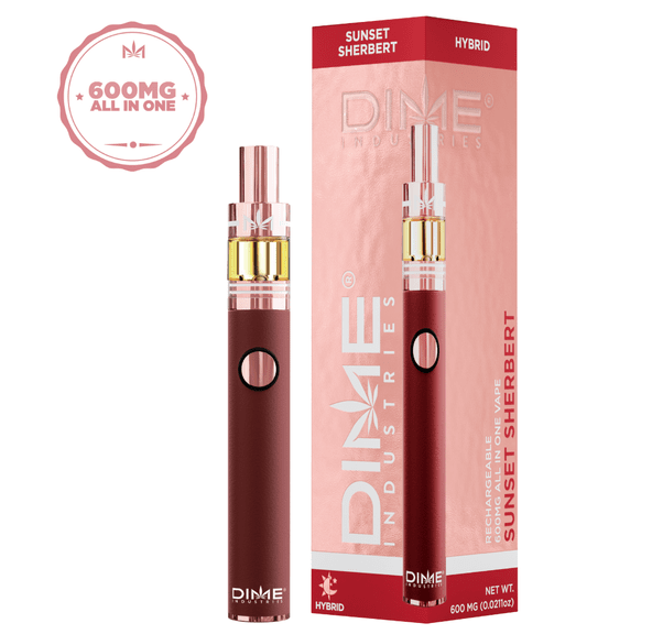 Dime - Rosin - Sunset Sherbert - 600mg All-in-One (Hybrid)