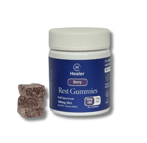 Healer Rest CBG:THC Gummies - 15mg each - 300mg total - 20 pcs