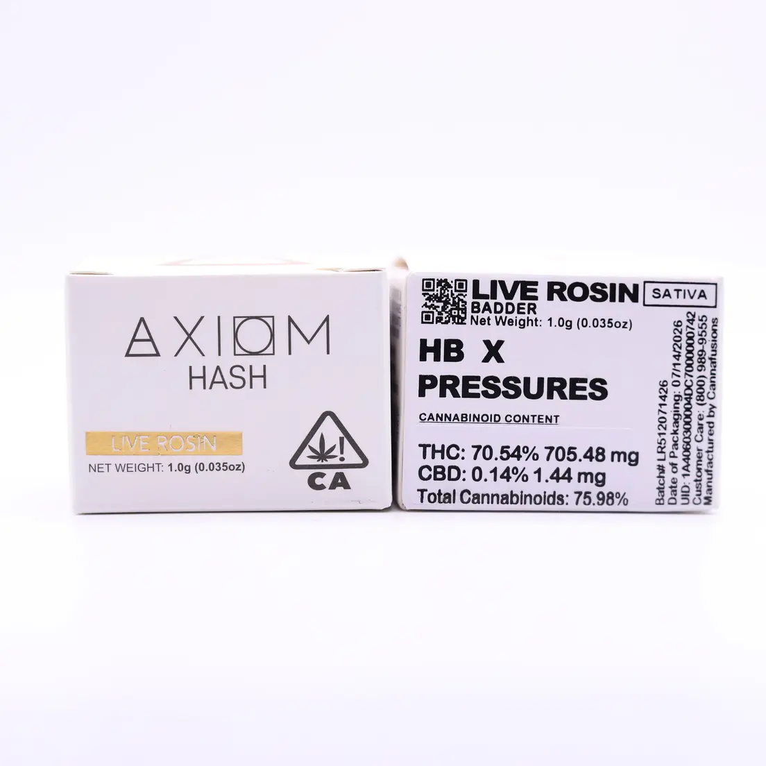 Axiom Hash - HB X PRESSURE LIVE ROSIN