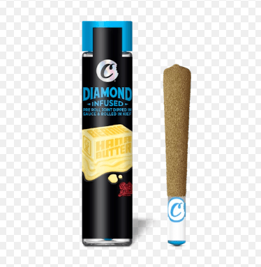 Cookies - BernieHana Butter - THC - Preroll - Infused Joint - Preroll - Glass Tube - 1g - CA | Preroll