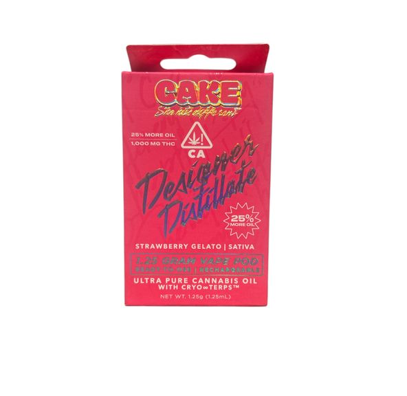 Cake - Strawberry Gelato Rechargeable Disposable 1.25g