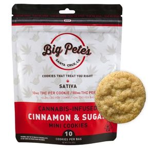Big Pete's Cinnamon & Sugar Cookies 10pk Sativa 100mg