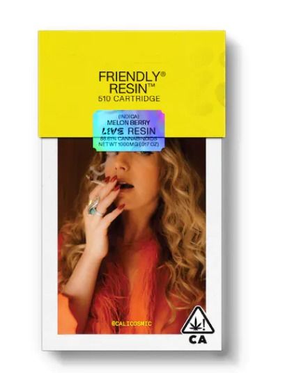 Friendly Brand Melon Berry Live Resin Vape 1g