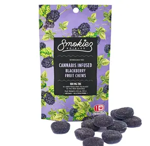 Blackberry Fruit Chews - 100 mg THC - OK 60.00 g