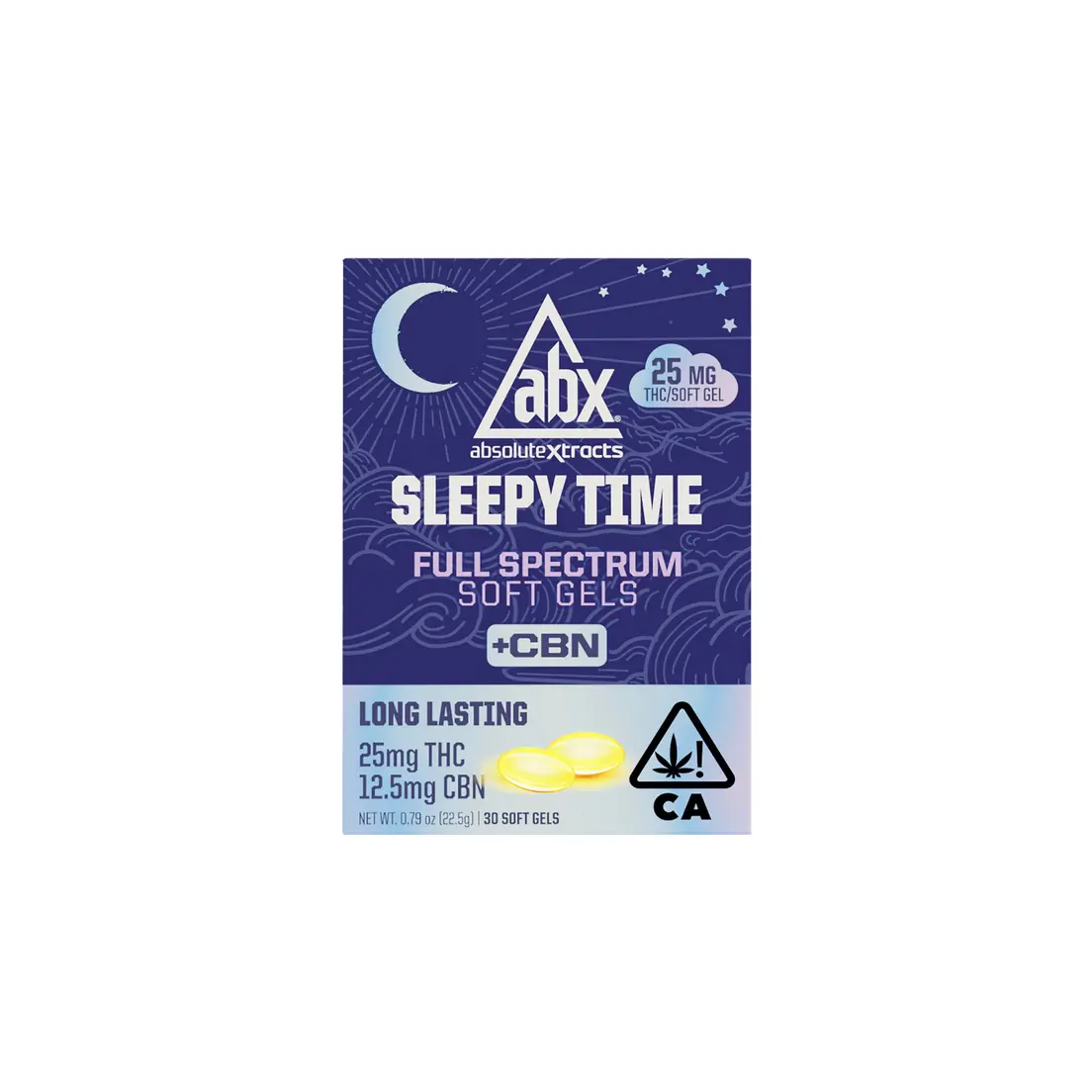 ABX Sleepy Time CBN Soft Gel Caps 30pk 25mg