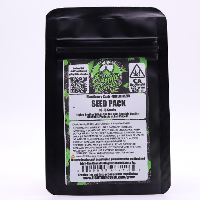 Eighth Brother- BLACKBERRY KUSH SEEDS 10 PACK