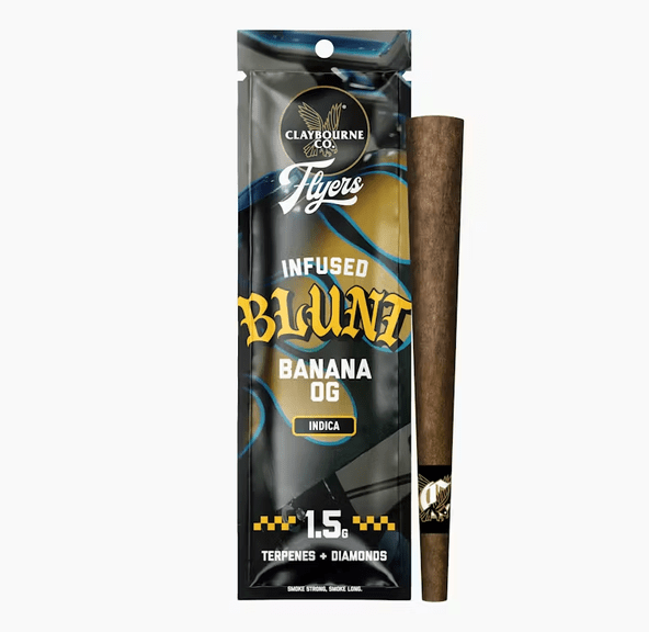 Claybourne Co. - Banana OG - Flyers Infused Blunt 1.5g