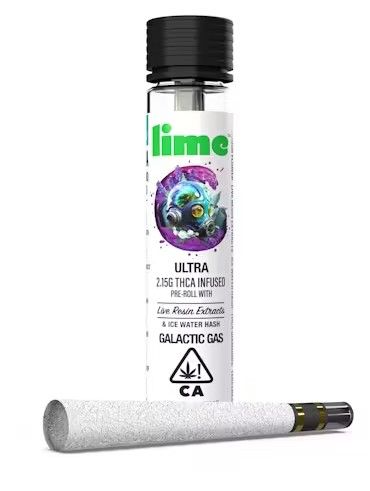 Lime - Galactic Gas - 2.15g - THCA Infused Pre-Roll - Hybrid
