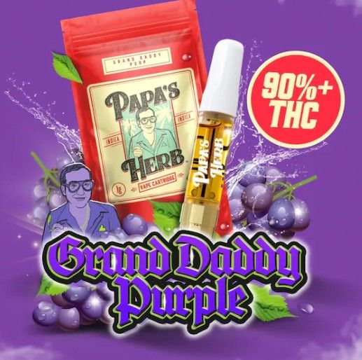 Papa's Herb - Grand Daddy Purple - 1g - Cartridge - Indica