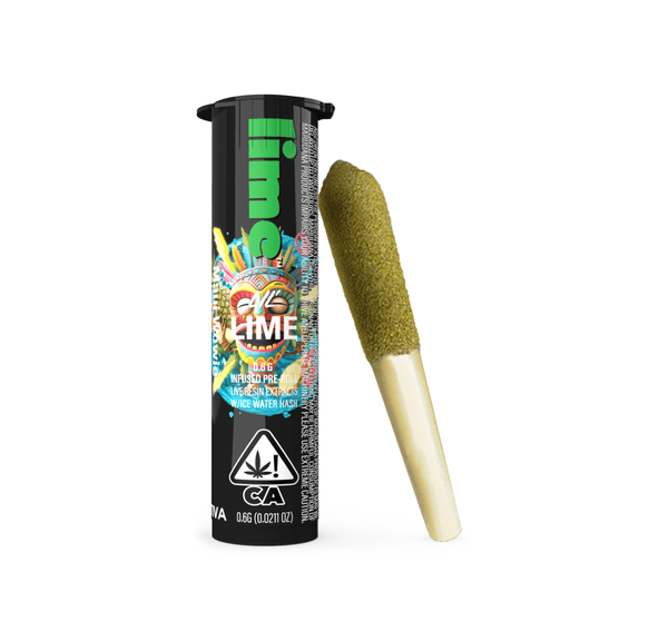 Lime | Infused Preroll | .6g | Live Resin | Hash | Maui Wowie