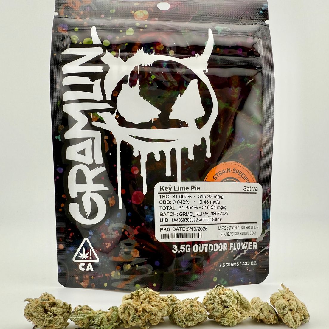 1/8 Key Lime Pie (31.69%/Sativa) - Gramlin *Disclaimer*