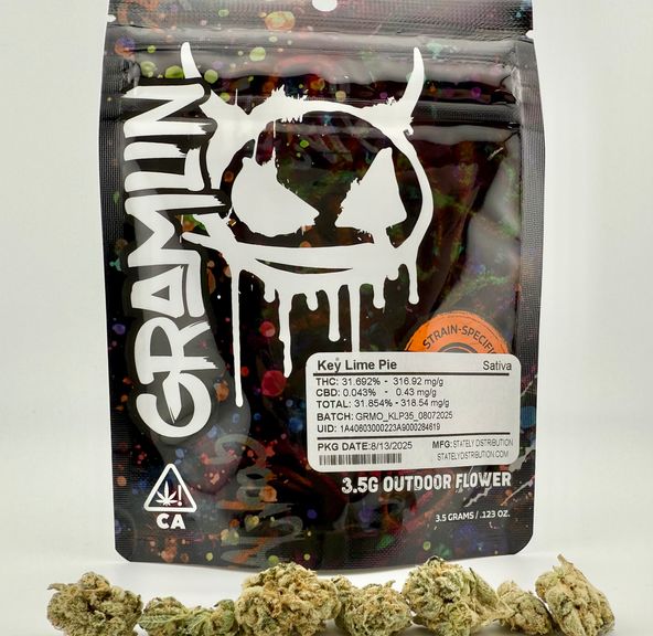 1/8 Key Lime Pie (31.69%/Sativa) - Gramlin *Disclaimer*