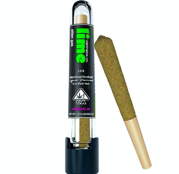 Diamond & Hash Infused (Single Pre Roll) | Alien Gas