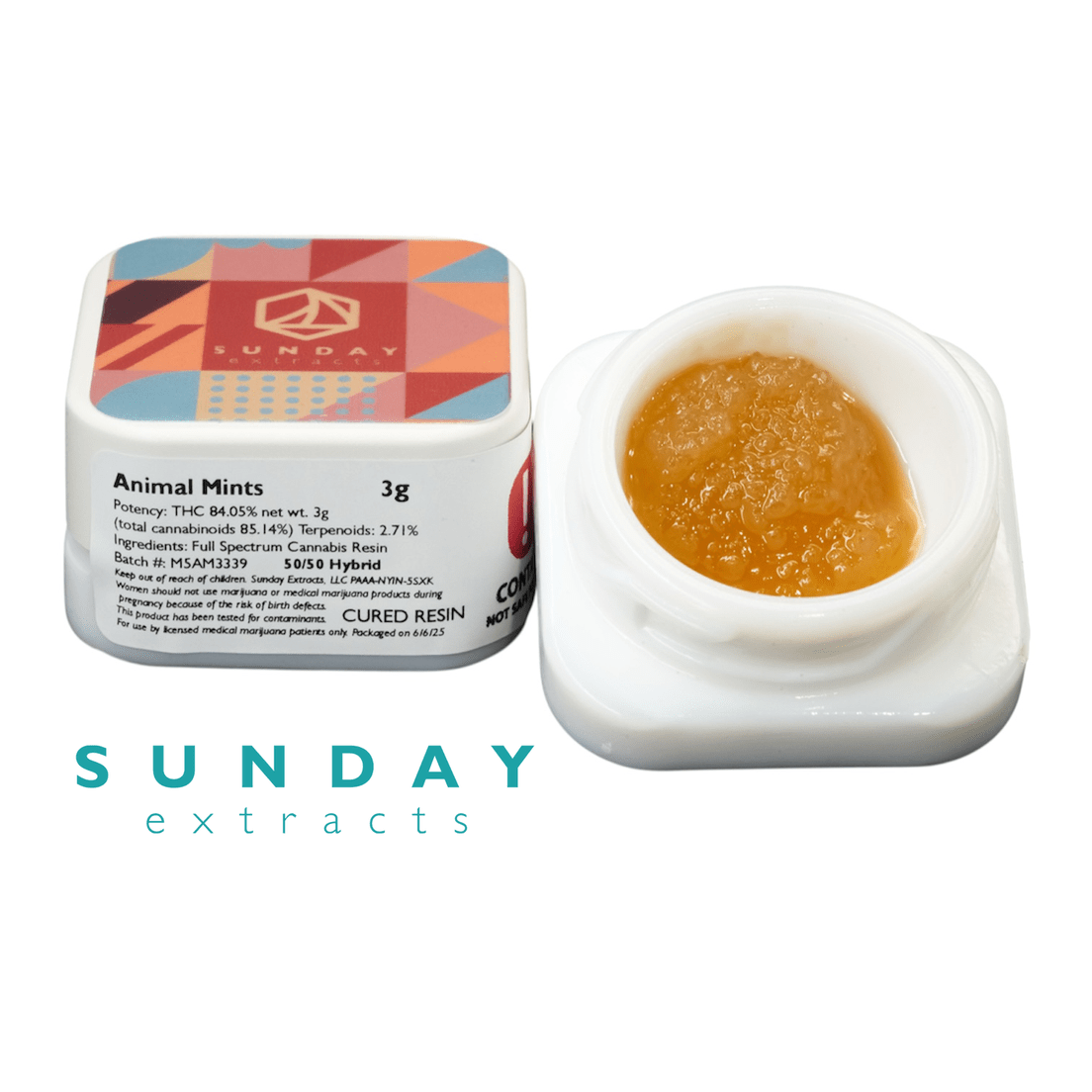 Sunday Extracts - Concentrate - Animal Mints - 3g Hybrid