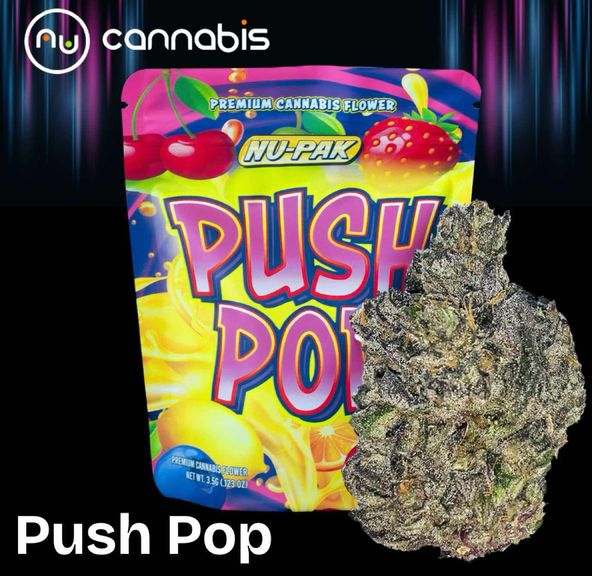 NuCannabis - Push Pop 14g - PREMIUM INDOOR FLOWERS