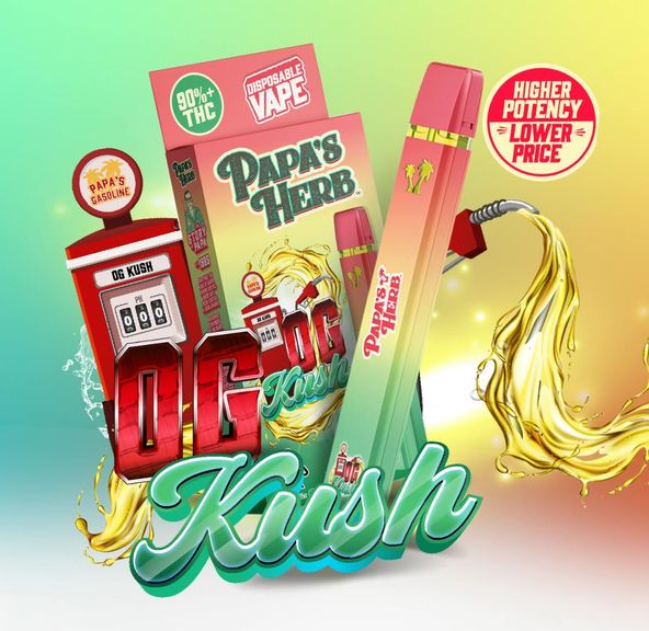 Papa's Herb - AIO Vape - 1g - OG Kush