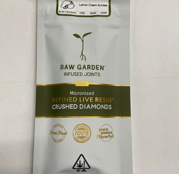 Raw Garden - Lemon Cream Sundae (3 Pack) 0.5G Pre Rolls