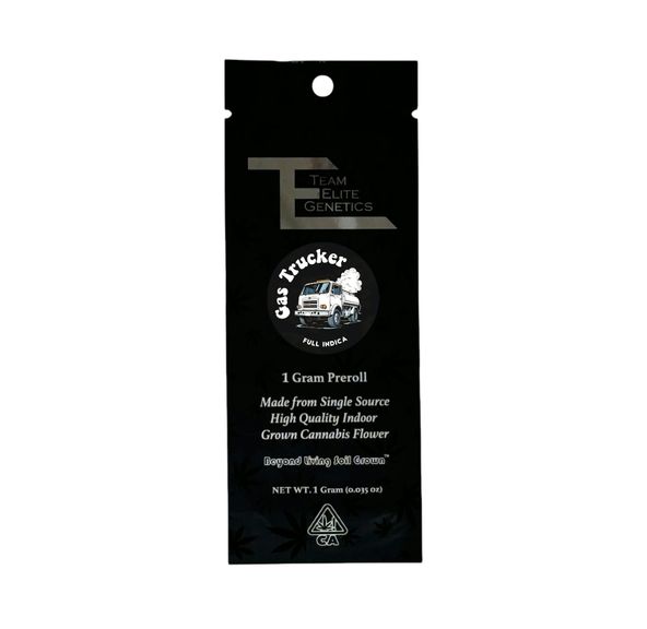 Team Elite Genetics- Gas Trucker Preroll 1g (I)
