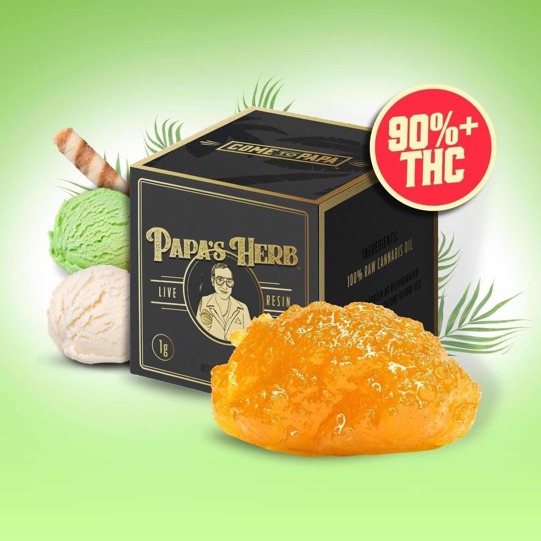 Papa's Herb - Dulce Gelato Live Resin 1.0000g