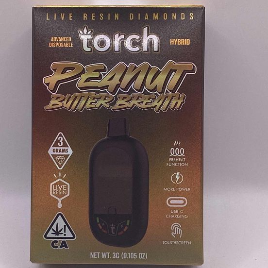 Torch - Disposables - Peanut Butter Breath - 3G at Goodies | Sweede