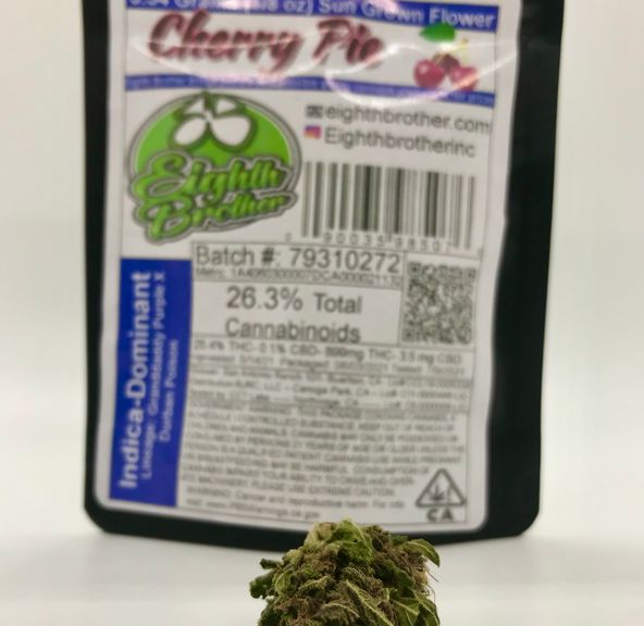 1/8 Cherry Pie (24.7%/Hybrid - Indica Dom.) - Eighth Brother