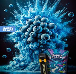 Happy Place - Blueberry Bomb 2 Gram - ALL-IN-ONE