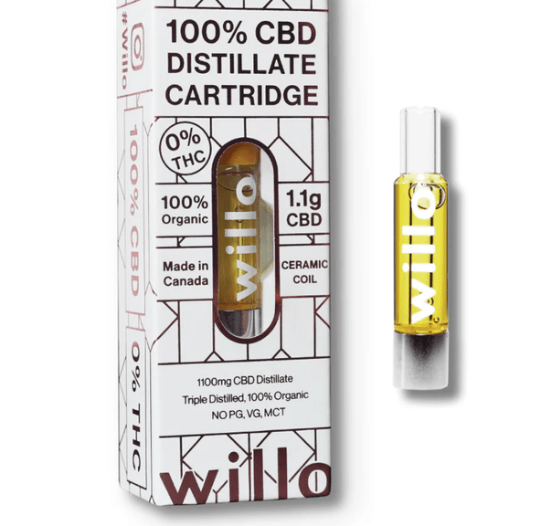 Cherry Wine - 1G CBD Vape Cartridge by Willo