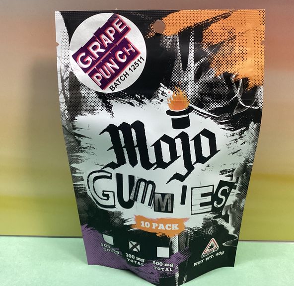 Mojo Medibles- Grape Punch- Gummies- 300mg